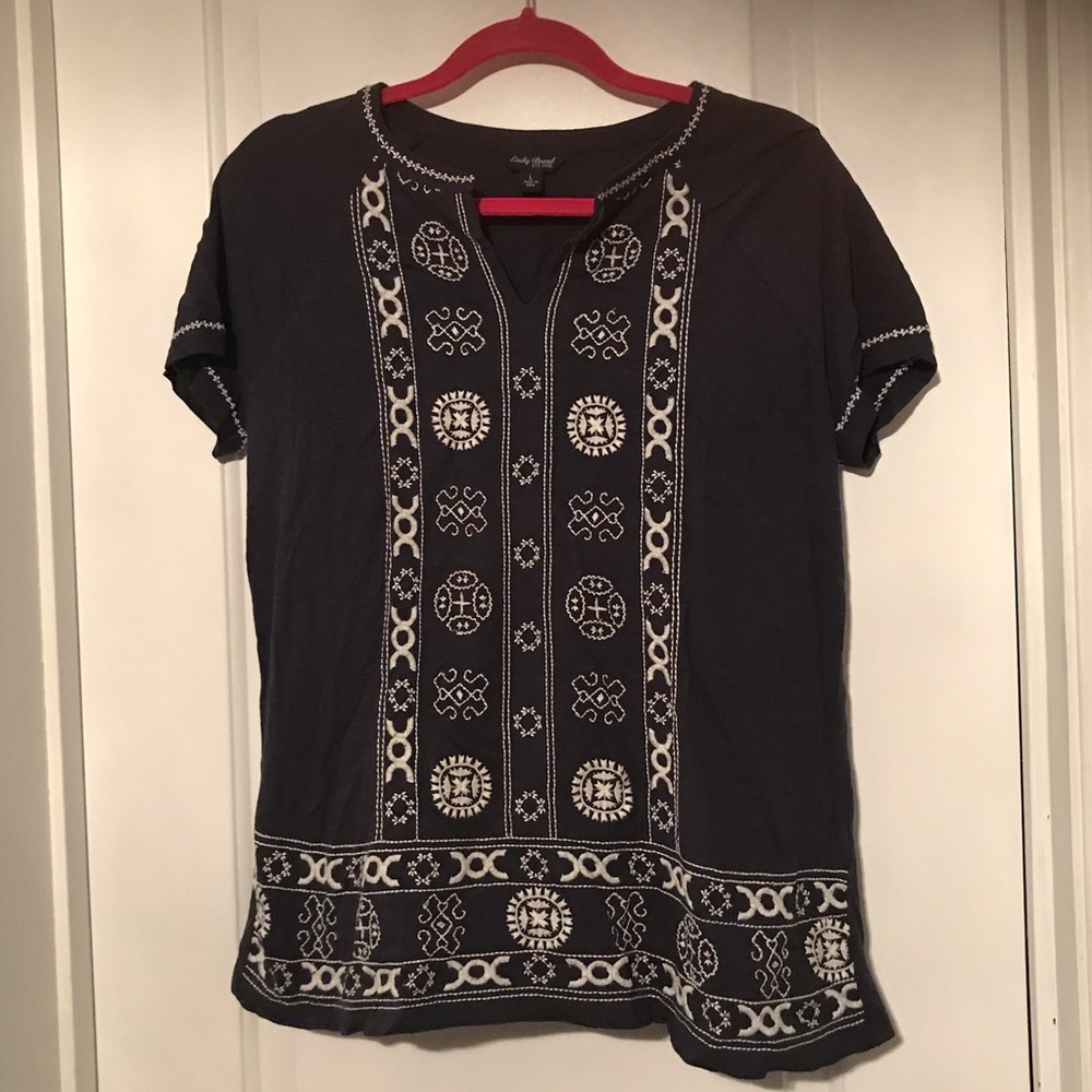 Lucky Brand embroidered t-shirt